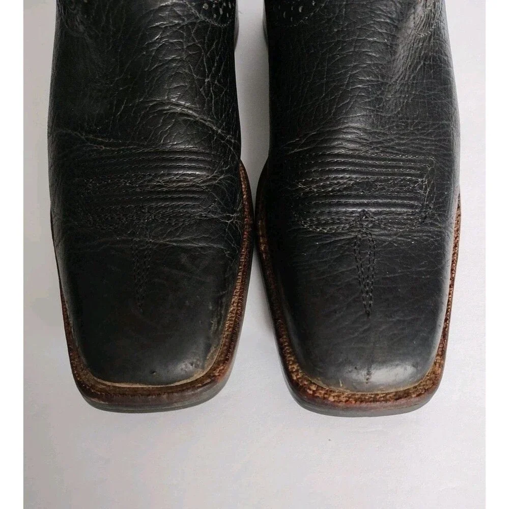 Twisted X Mens Size 8B WRS0006 Leather Steel Toe Square Western Work Barn Boots